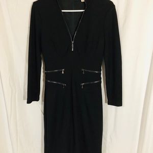 Sexy form fitting black dress